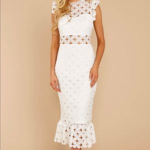 Red Dress Boutique White Midi Dress